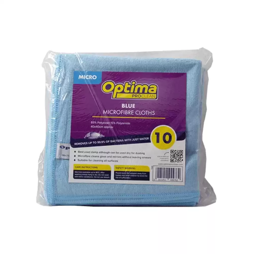 Optima Proclean Microfibre Cloth Blue 